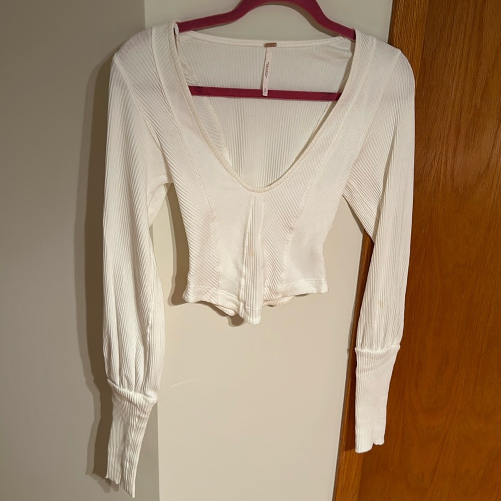Free people white top